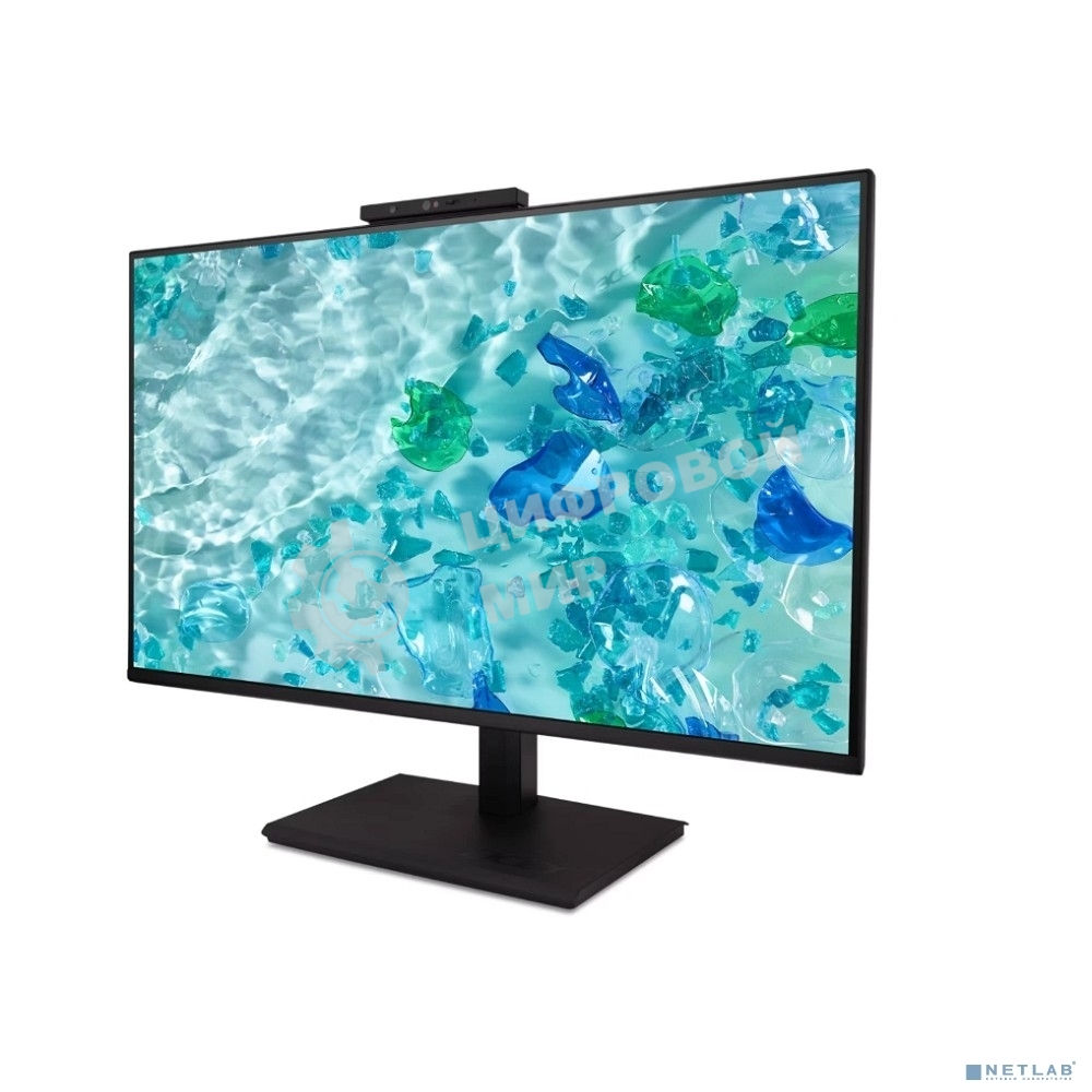 Монитор/ ACER SH272UP1bmiphx 27'', ZeroFrame, UltraThin Black, 16:9, IPS, 2560x1440, 1 (VRB)ms, 250cd, 144Hz, 1xHDMI(2.1) + 1xDP(1.4) + SPK + Audio Out, Speakers 1Wx2, sync: FreeSync, hdr: HDR 10, hadj 100, Vesa:75x75