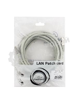 Патч-корд FTP Cablexpert cat.6, 5м, литой, многожильный, серый