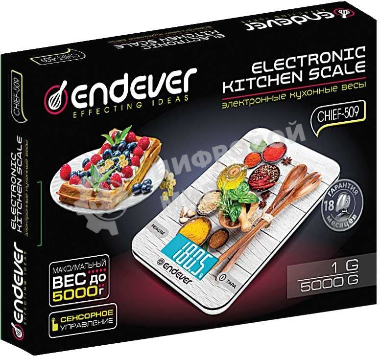 Весы кухонные Endever Chief 509