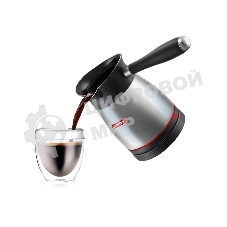 Кофеварка-турка электрическая Centek CT-1080 SS металл, исп. кофе - молотый, 0.5 л, 480 Вт