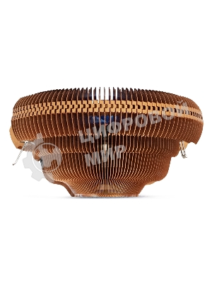 Кулер для процессора ExeGate Wizard EE91-PWM.Cu.BLUE бронзовый, 90 мм, алюминий/медь, 2400 об/мин, 24 дБ, 4 pin, 80 Вт, 58 мм