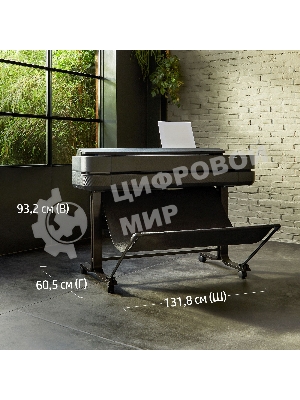 Плоттер струйный HP Designjet T650 (5HB10A), A0, 36