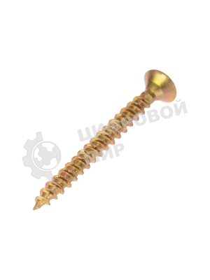 Саморез универсальный Kranz 3х30, желтый цинк, пакет (1000 шт/уп)