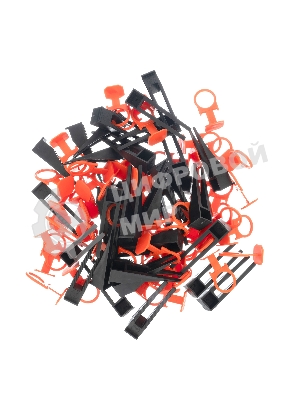 Комплект зажим и клин для системы выравнивания плитки СВП Сибртех Кольцо, 40/40 шт. в пакете