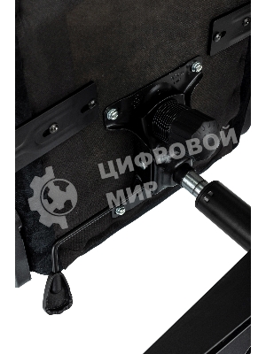 Кресло Zombie Ghost Fabric черный Light-20, ткань (велюр), подголовник