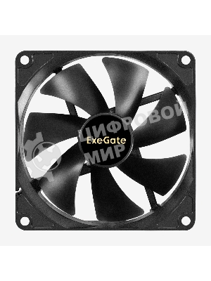 Вентилятор 12В DC ExeGate ExtraSilent ES14025B2P (140x140x25 мм, 2-Ball (двойной шарикоподшипник), 2pin, 1000RPM, 19dBA)