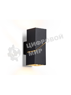 Настенный светильник со сменной лампой Ambrella light FW2475 BK черный G9 max 40W 155*60*90