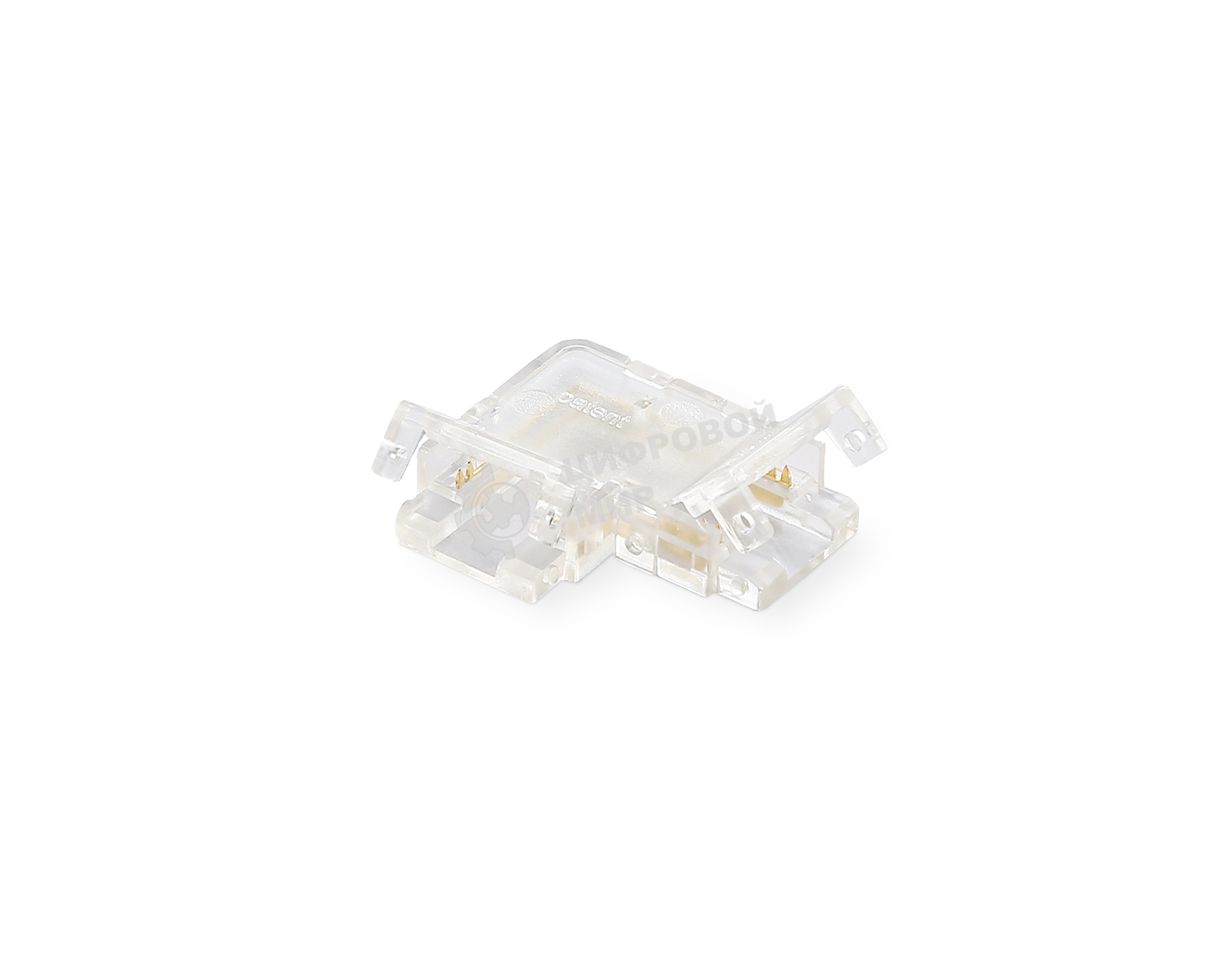 GS6861 Соединитель угловой COB 12/24V для лент 10mm (2 конт.) (10шт)