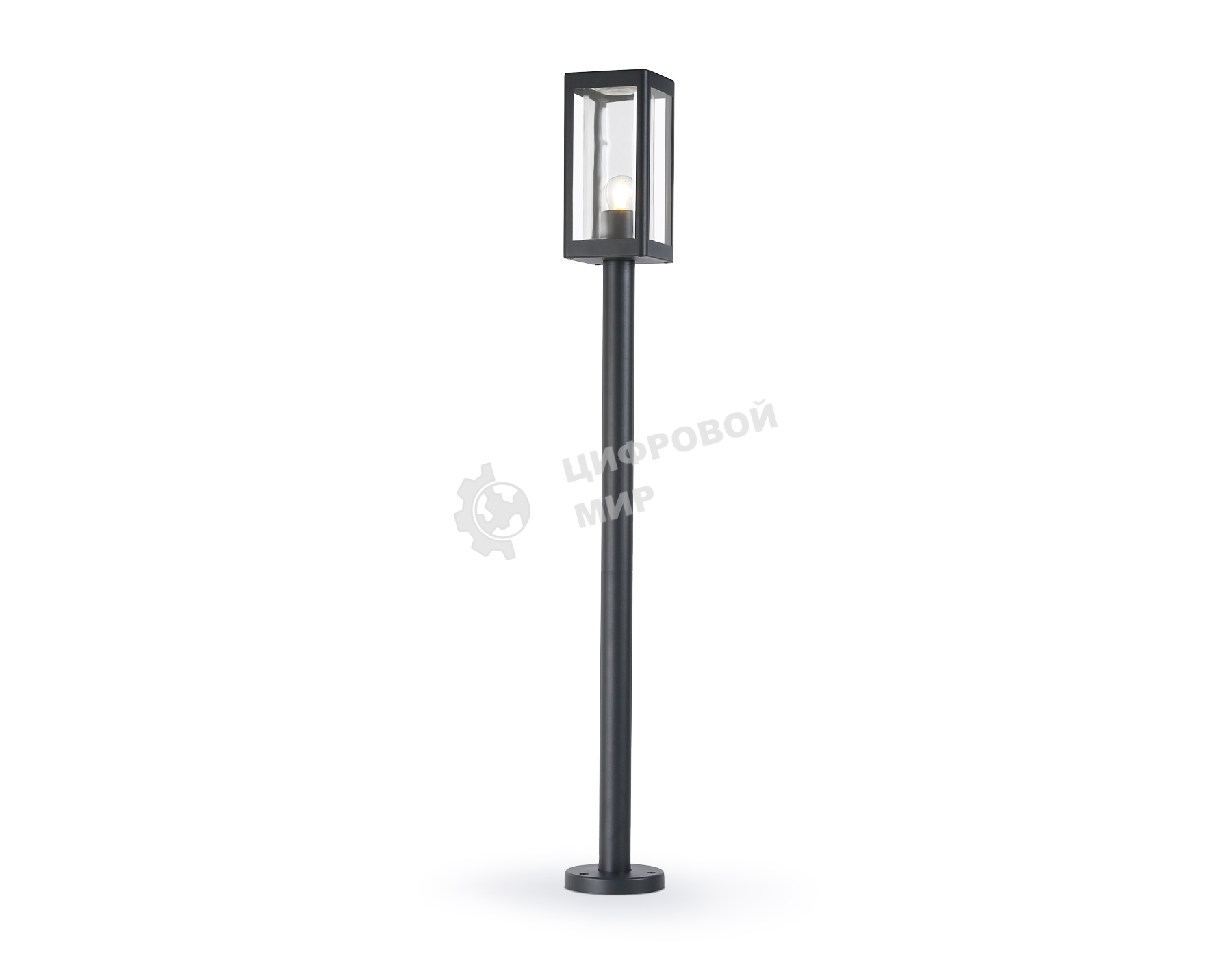 Светильник Ambrella light ST2422 GR/CL серый/прозрачный IP54 E27 max 40W 110*110*1000