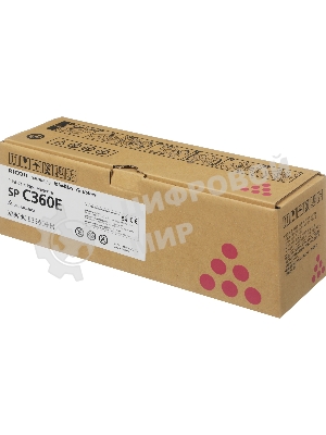 Картридж лазерный тип SP C360E малиновый для Ricoh SP C360DNw/SP C360SNw/SP C360SFNw/SP C361SFNw (1,5K)