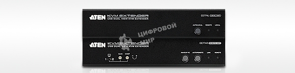USB DUAL VIEW KVM EXTENDER W/EU ADP.