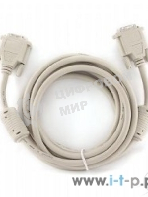 Кабель DVI-D single link Gembird, 3м, 19M/19M экран, феррит.кольца, пакет