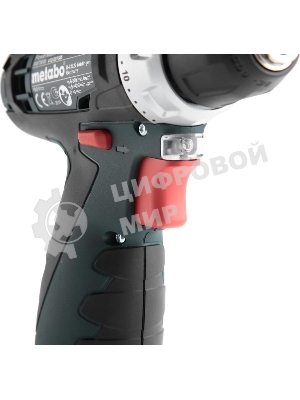 Дрель-шуруповерт Metabo PowerMaxx BS 600080500, 12 В, 2 Ач, 34 Нм, щеточный