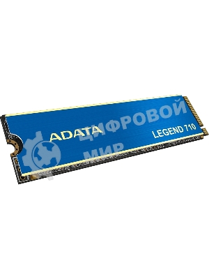 Накопитель SSD ADATA LEGEND 710, 1Tb, PCIe 3.0 x4, M.2 2280, NVMe, R/W 2400/1800, с радиатором