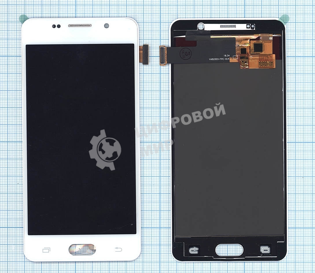 Дисплей для Samsung Galaxy A5 (2016) SM-A510F (TFT) белый