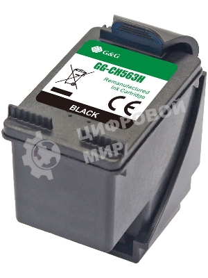 Картридж струйный G&G GG-CH563H черный (18мл) для HP DJ 1050/2050/2050s