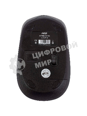 Мышь беспроводная HIPER HOMW-085 желтый, 1600 dpi, радиоканал, USB, кнопки - 4