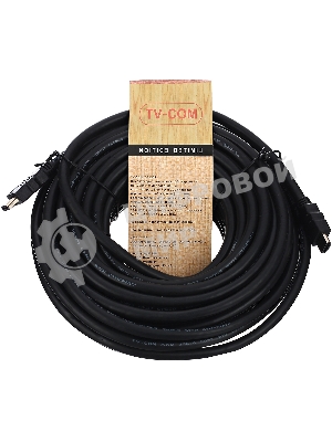 Кабель цифровой TV-COM HDMI19M to HDMI19M, V1.4+3D, 15m CG150S-15M