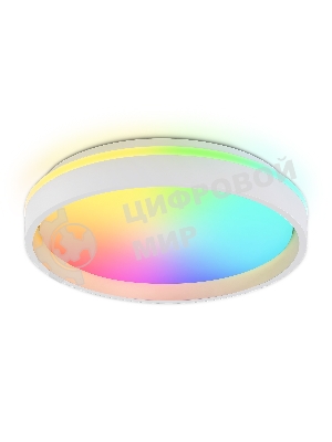 Светодиодный светильник RGB Ambrella light FZ601 WH/GD белый/золото IP20 46W 3000K-6500K+RGB D390*80 (ПДУ ИК)