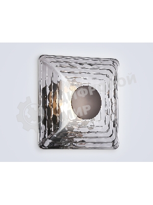 Настенный светодиодный светильник Ambrella light LH31037 GR/SM серый/дымчатый 6W 3000K 150*150*85