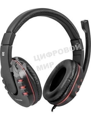 Гарнитура Defender Warhead G-160 чёрный, проводная