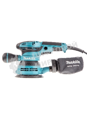 Эксцентриковая шлифовальная машина Makita BO5041 ЭШМ,300Вт,ф125мм,4000-12000об\м,ампл-2.8мм,1.4кг,кор,п\сборник,доп.рукоятка