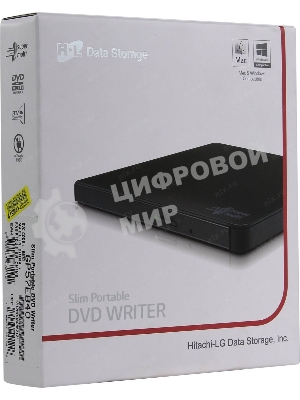 Оптический привод DVD-RW LG GP57ES40 серебристый USB внешний