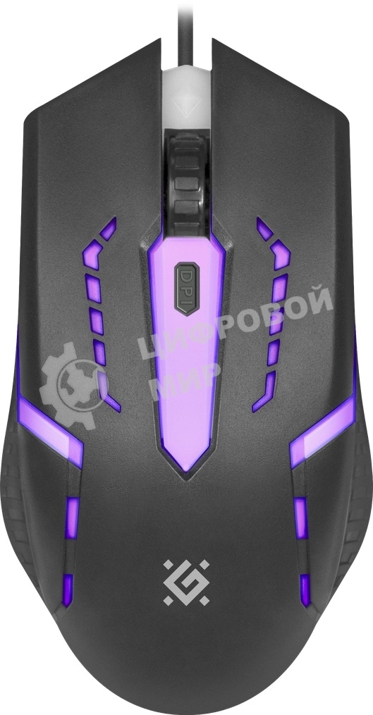 Мышь проводная Defender Flash MB-600L черный, 1200 dpi, USB, кнопки - 4