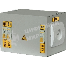 Ящик с понижающим трансформатором ЯТП 0.25 220/36B (3 авт. выкл.) ИЭК MTT13-036-0250