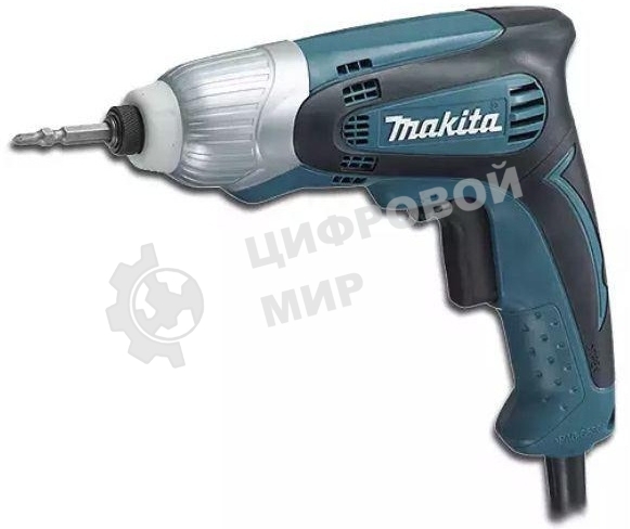 Шуруповерт Makita TD0100, Сетевой, 230Вт, Ударный