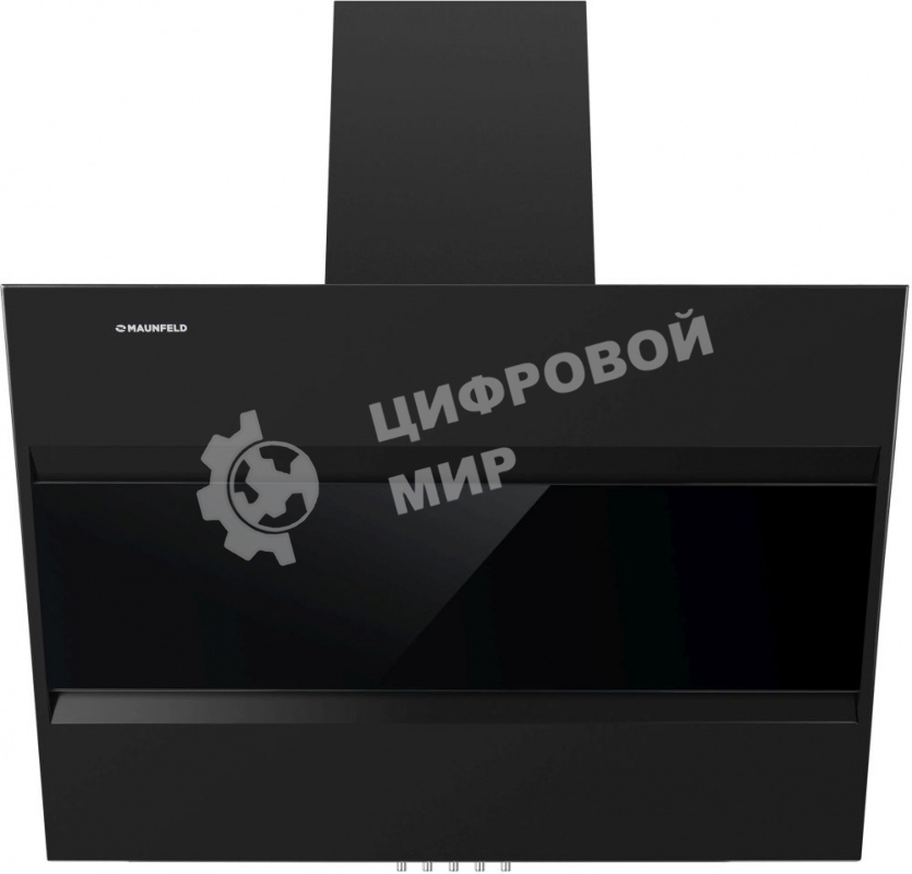 Вытяжка каминная Maunfeld Bridge 60 нержавеющая сталь/черное стекло, 60 см, 850 куб. м/ч, 51 дБ