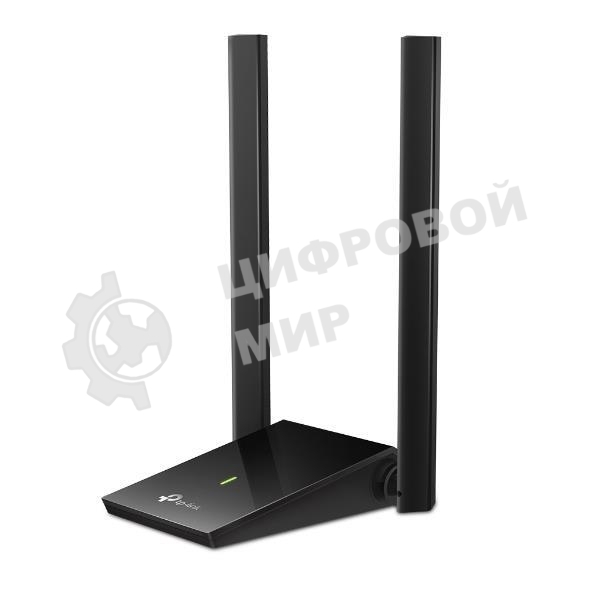 Адаптер TP-Link AC1300Mbps Dual-band High-Gain wireless USB adapter, 867Mbps at 5G and 400Mbps at 2.4G, two high gain antennas, USB 3.0, USB extension cable, support wave 2 MU-MIMO, full compatible with Windows and macOS.