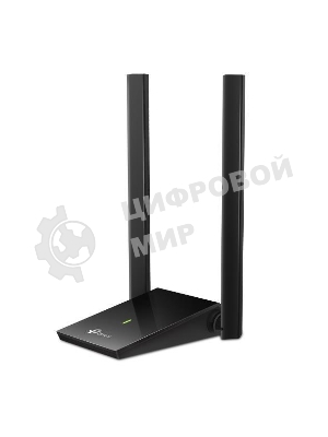 Адаптер TP-Link AC1300Mbps Dual-band High-Gain wireless USB adapter, 867Mbps at 5G and 400Mbps at 2.4G, two high gain antennas, USB 3.0, USB extension cable, support wave 2 MU-MIMO, full compatible with Windows and macOS.