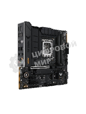 Материнская плата ASUS TUF GAMING B760M-PLUS WIFI II, LGA 1700, Intel B760, 4xDDR5, 4xSATA, 3xM.2, 1xPCIe 5.0 x16, 1xPCIe x4, 1xUSB-A 3.2 Gen 2, 2xUSB-A 3.2 Gen 1, 4xUSB 2.0, 1xUSB-C 3.2 Gen 2x2, 1x2.5Gb LAN, 5x3.5 мм, 7.1, Wi-Fi 6E, Bluetooth 5.3, mATX