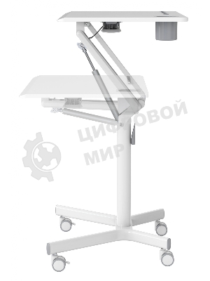 Стол для ноутбука Cactus VM-FDS101B столешница МДФ белый 70x52x107см (CS-FDS101WWT)