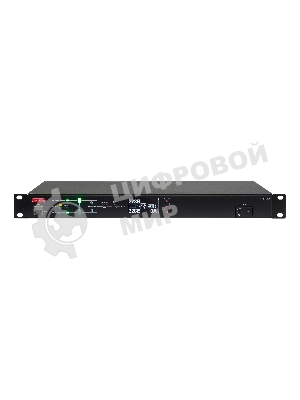 Автоматический ввод резерва ELEMY RACK ATS, 1U, 220В, 32А, OLED, Ethernet, in (2) IEC309, out (2) C19 (9) C13