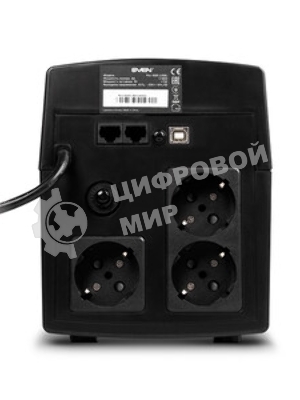Источник бесперебойного питания SVEN Pro 1000 1000VA/720W USB, RJ-45 (3 EURO) 