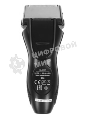 Электробритва Delta LUX DL-0727 черный: 3 Вт, аккум. 2,4 В (24)