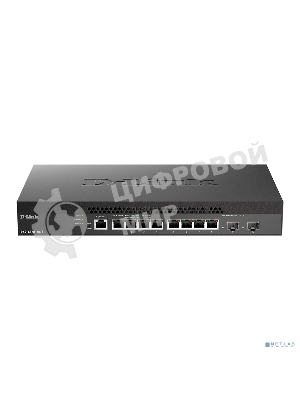 Коммутатор D-Link DXS-1210-10TS/B2A, 8×10 Гбит/с + 2×10 Гбит/с SFP+, управляемый