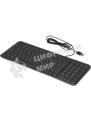 Клавиатура Logitech K106 проводная, USB Type-A, чёрный