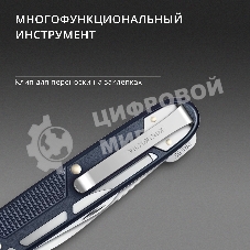 Нож перочинный Victorinox Synergy Alox (0.8216.22) 93мм 9функц. синий