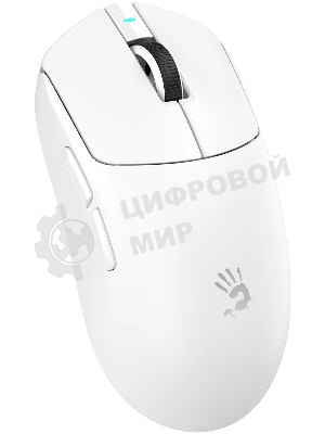 Мышь беспроводная/проводная A4tech Bloody R77UltraDock белый, 20000 dpi, USB Type-A, радиоканал, кнопки - 5