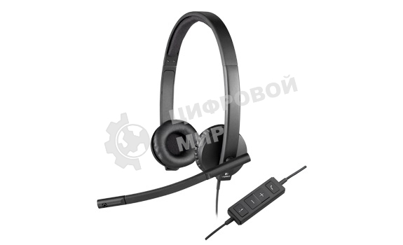 Гарнитура проводная Logitech Headset H570E USB 981-000575 Stereo OEM
