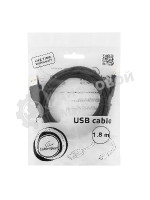 Кабель Gembird PRO USB 2.0 для соед. 1.8м А-microB (5 pin) позол.конт., пакет