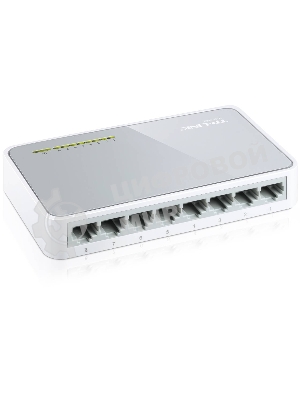 Коммутатор TP-Link SOHO TL-SF1008D Коммутатор 8-port 10/100M mini Desktop Switch, 8 10/100M RJ45 ports, Plastic case