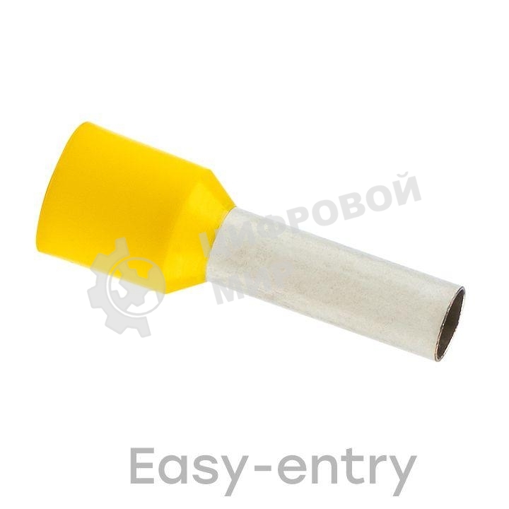 Наконечник штыревой втулочный изолированный НШвИ 6,0-12 (50 шт.) EKF PROxima nhvi-6.0-12