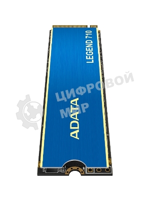 Накопитель SSD ADATA LEGEND 710, 1Tb, PCIe 3.0 x4, M.2 2280, NVMe, R/W 2400/1800, с радиатором