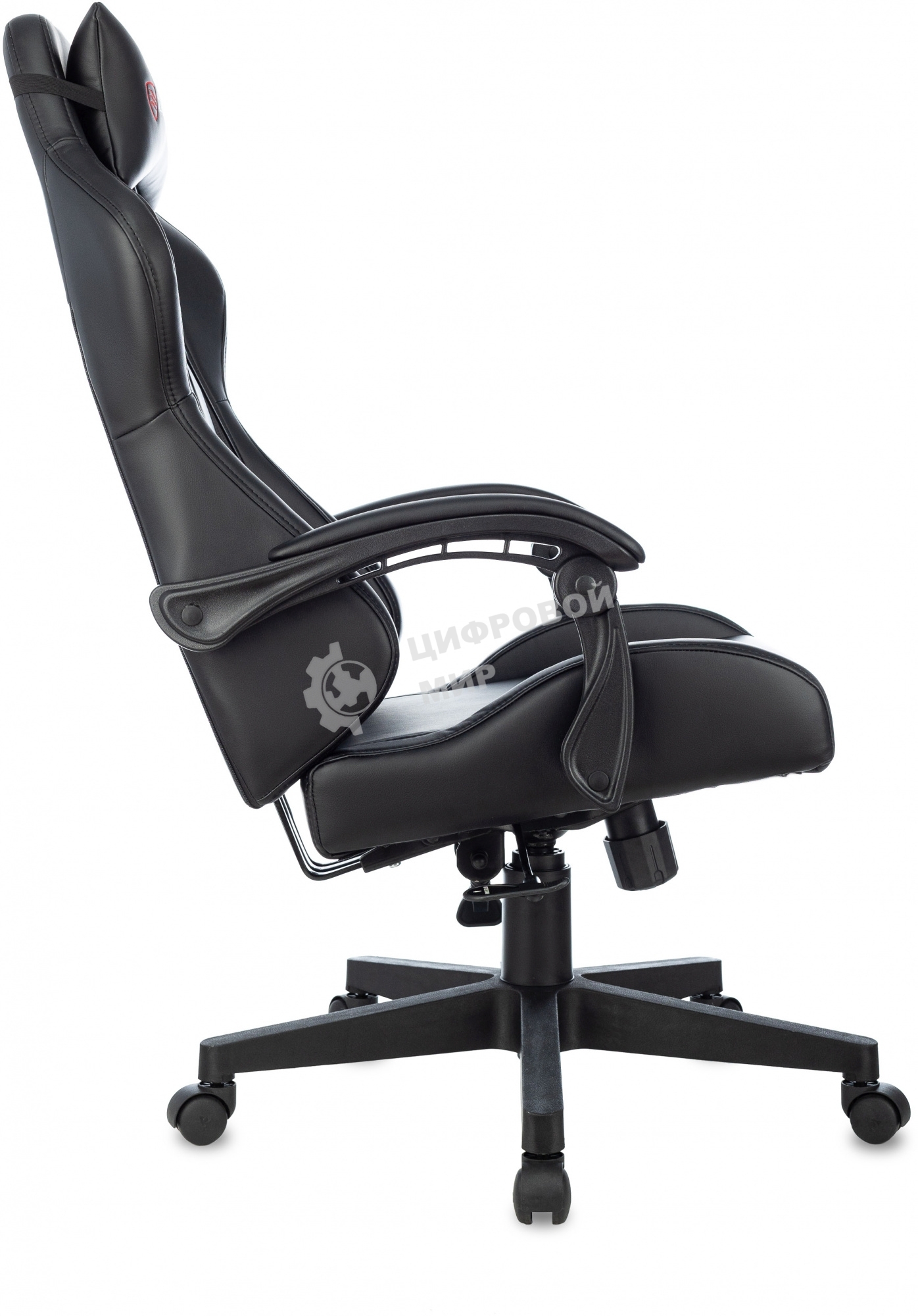 Кресло игровое Бюрократ Zombie GAME TETRA черный/карбон эко.кожа крестов. пластик