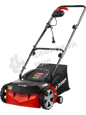 Аэратор-скарификатор электрический Зубр ЗСЭ-32-1000 1000Вт 4000 об/минт-сборник 40л