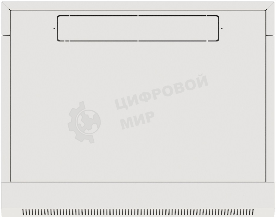 Шкаф коммутационный NTSS Премиум (NTSS-W18U6060GS-2) настенный 18U 600x600мм пер.дв.стекл 60кг серый IP20 сталь